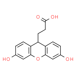 ChemSpider 2D Image | 3,6-DIHYDROXY-XANTHENE-9-PROPIONIC ACID | C16H14O5