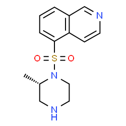 ChemSpider 2D Image | 1-(5-Isoquinolinesulfonyl)-2-Methylpiperazine | C14H17N3O2S