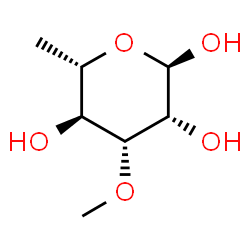 ChemSpider 2D Image | 3-O-methyl-alpha-L-rhamnose | C7H14O5
