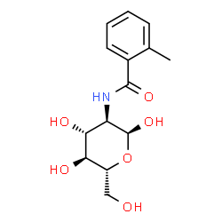 ChemSpider 2D Image | ORTHO-TOLUOYLGLUCOSAMINE | C14H19NO6