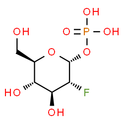ChemSpider 2D Image | 2-DEOXY-2-FLUORO-ALPHA-D-GLUCOSE-1-PHOSPHATE | C6H12FO8P