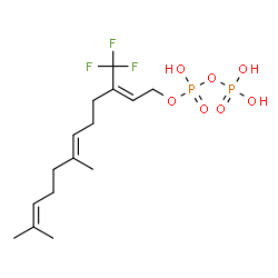 ChemSpider 2D Image | TRIFLUOROFURNESYL DIPHOSPHATE | C15H25F3O7P2