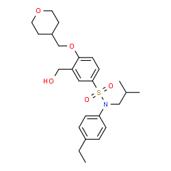 ChemSpider 2D Image | GSK2981278 | C25H35NO5S