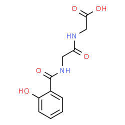 ChemSpider 2D Image | N-(2-Hydroxybenzoyl)glycylglycine | C11H12N2O5