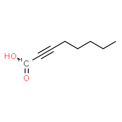 ChemSpider 2D Image | (1-~11~C)-2-Octynoic acid | C711CH12O2