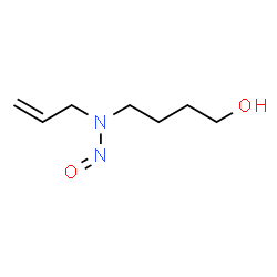 ChemSpider 2D Image | 4-[Allyl(nitroso)amino]-1-butanol | C7H14N2O2