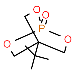 ChemSpider 2D Image | 4-(2-Methyl-2-propanyl)-2,6,7-trioxa-1-phosphabicyclo[2.2.2]octane 1-oxide | C8H15O4P