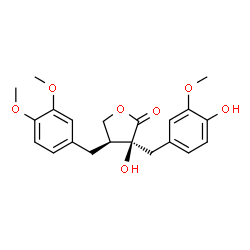 ChemSpider 2D Image | Trachelogenin | C21H24O7