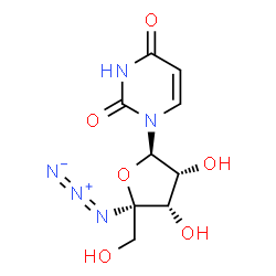 ChemSpider 2D Image | 4'-azidouridine | C9H11N5O6