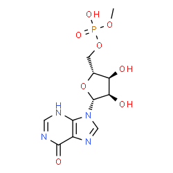 ChemSpider 2D Image | 5'-O-[Hydroxy(methoxy)phosphoryl]inosine | C11H15N4O8P