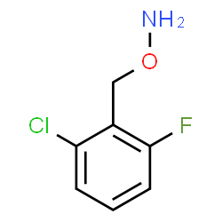 ChemSpider 2D Image | O-(2-chloro-6-fluorobenzyl)hydroxylamine | C7H7ClFNO