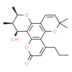 ChemSpider 2D Image | CALANOLIDE C | C22H26O5