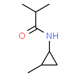 ChemSpider 2D Image | 2-Methyl-N-(2-methylcyclopropyl)propanamide | C8H15NO