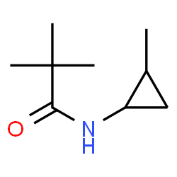 ChemSpider 2D Image | 2,2-Dimethyl-N-(2-methylcyclopropyl)propanamide | C9H17NO