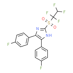 ChemSpider 2D Image | tiflamizole | C17H10F6N2O2S