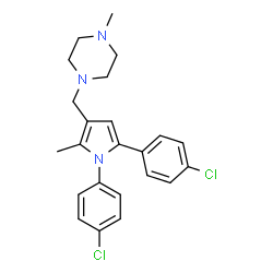 ChemSpider 2D Image | BM212 | C23H25Cl2N3