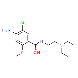 ChemSpider 2D Image | metoclopramide | C14H22ClN3O2