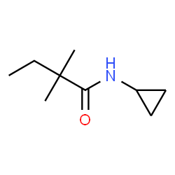 ChemSpider 2D Image | N-Cyclopropyl-2,2-dimethylbutanamide | C9H17NO