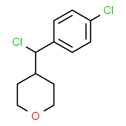 ChemSpider 2D Image | 4-[chloro(4-chlorophenyl)methyl]oxane | C12H14Cl2O
