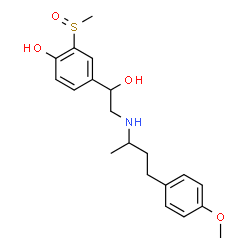ChemSpider 2D Image | sulfinalol | C20H27NO4S