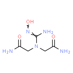 ChemSpider 2D Image | 2-[N-(2-Amino-2-oxoethyl)-N''-hydroxycarbamimidamido]acetamide | C5H11N5O3