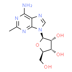 ChemSpider 2D Image | 2-Methyladenosine | C11H15N5O4