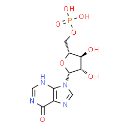 ChemSpider 2D Image | 9-?-D-arabinofuranosylhypoxanthine 5'-monophosphate | C10H13N4O8P