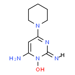 ChemSpider 2D Image | Minoxidil | C9H15N5O