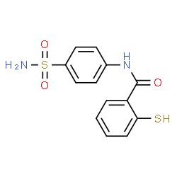 ChemSpider 2D Image | N-(4-Sulfamoylphenyl)-2-sulfanylbenzamide | C13H12N2O3S2
