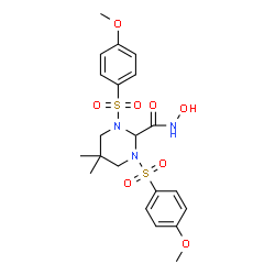 ChemSpider 2D Image | MMP Inhibitor II | C21H27N3O8S2