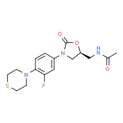 ChemSpider 2D Image | Sutezolid | C16H20FN3O3S