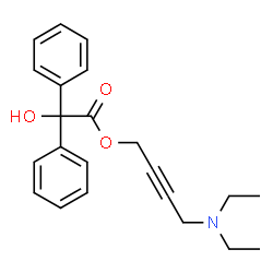 ChemSpider 2D Image | ?-Descyclohexyl-?-phenyl Oxybutynin | C22H25NO3