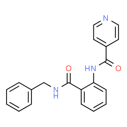 ChemSpider 2D Image | N-[2-(Benzylcarbamoyl)phenyl]isonicotinamide | C20H17N3O2