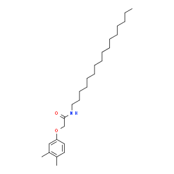 ChemSpider 2D Image | 2-(3,4-Dimethylphenoxy)-N-hexadecylacetamide | C26H45NO2