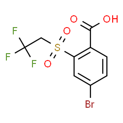 ChemSpider 2D Image | 4-Bromo-2-[(2,2,2-trifluoroethyl)sulfonyl]benzoic acid | C9H6BrF3O4S