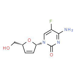ChemSpider 2D Image | ELVUCITABINE | C9H10FN3O3