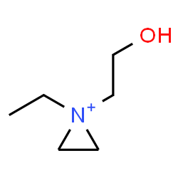 ChemSpider 2D Image | ethylcholine mustard aziridinium | C6H14NO