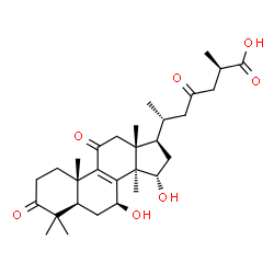 ChemSpider 2D Image | Ganoderic acid A | C30H44O7