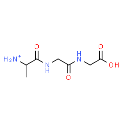 ChemSpider 2D Image | N-(2-Ammoniopropanoyl)glycylglycine | C7H14N3O4