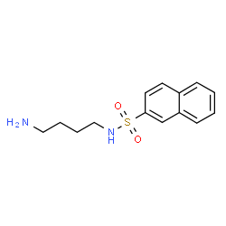 ChemSpider 2D Image | N-(4-Aminobutyl)-2-naphthalenesulfonamide | C14H18N2O2S