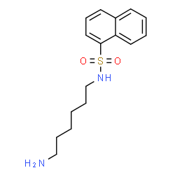 ChemSpider 2D Image | N-(6-Aminohexyl)-1-naphthalenesulfonamide | C16H22N2O2S