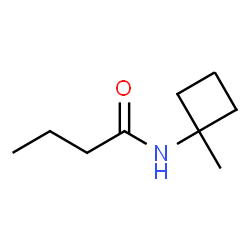ChemSpider 2D Image | N-(1-Methylcyclobutyl)butanamide | C9H17NO