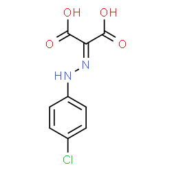 ChemSpider 2D Image | [(4-Chlorophenyl)hydrazono]malonic acid | C9H7ClN2O4