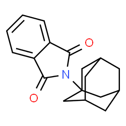 ChemSpider 2D Image | N-(1-Adamantyl)phthalimide | C18H19NO2