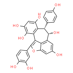 ChemSpider 2D Image | malibatol B | C28H20O9
