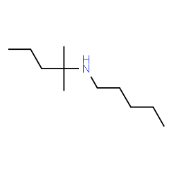 ChemSpider 2D Image | N-(2-Methyl-2-pentanyl)-1-pentanamine | C11H25N