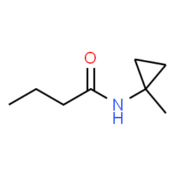 ChemSpider 2D Image | N-(1-Methylcyclopropyl)butanamide | C8H15NO