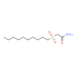 ChemSpider 2D Image | 2-(Decylsulfonyl)acetamide | C12H25NO3S