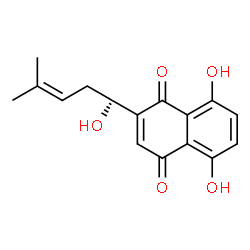 ChemSpider 2D Image | Shikonin | C16H16O5