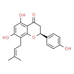 ChemSpider 2D Image | (-)-8-Prenylnaringenin | C20H20O5